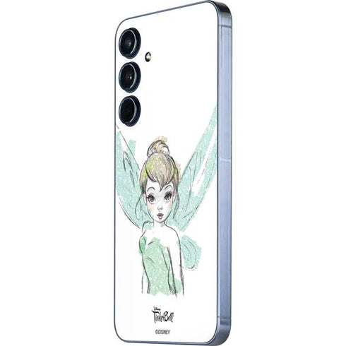 Disney Tinker Bell Watercolor Fairy Art Galaxy A35 5G Skin
