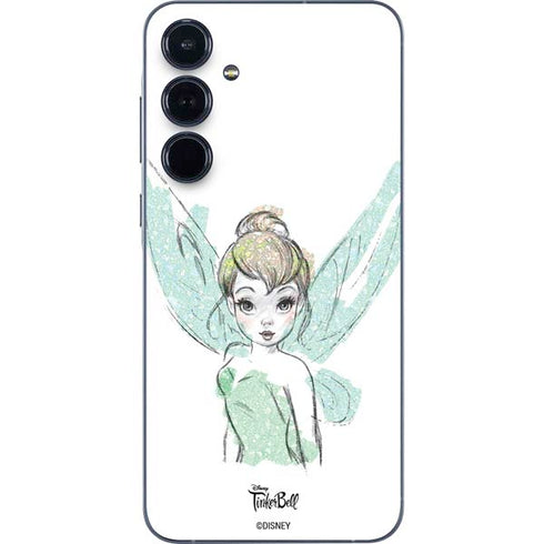 Disney Tinker Bell Watercolor Fairy Art Galaxy A55 5G Skin