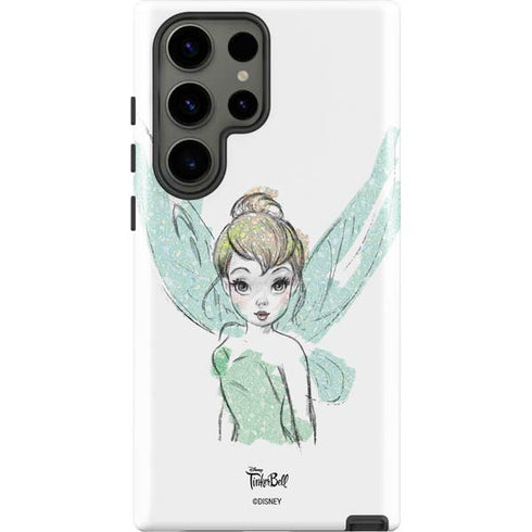 Disney Tinker Bell Watercolor Fairy Art Galaxy S23 Ultra Pro Case