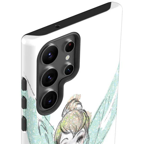 Disney Tinker Bell Watercolor Fairy Art Galaxy S23 Ultra Pro Case