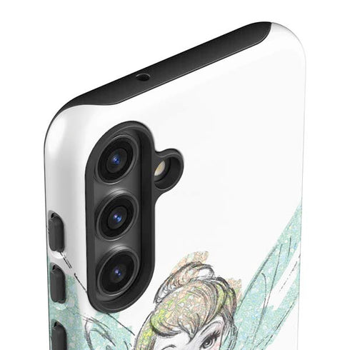 Disney Tinker Bell Watercolor Fairy Art Galaxy S25 Impact Case