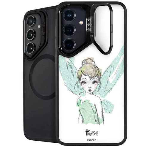 Disney Tinker Bell Watercolor Fairy Art Galaxy S25 Plus Kickstand Case