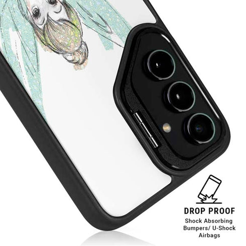 Disney Tinker Bell Watercolor Fairy Art Galaxy S24 Plus Kickstand Case
