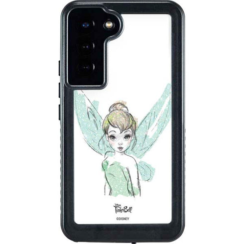 Disney Tinker Bell Watercolor Fairy Art Galaxy S24 Plus Waterproof Case