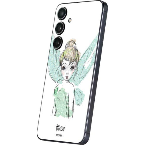Disney Tinker Bell Watercolor Fairy Art Galaxy S24 Skin