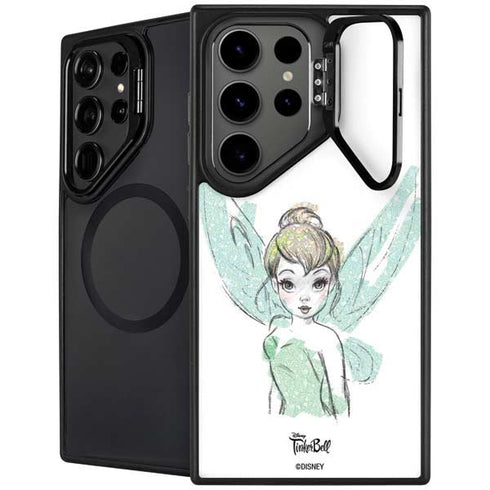Disney Tinker Bell Watercolor Fairy Art Galaxy S25 Ultra Kickstand Case