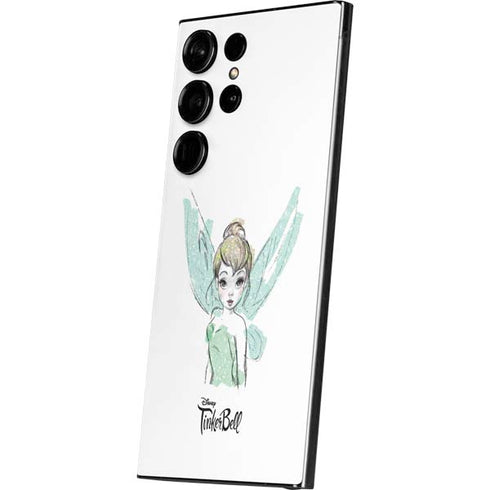 Disney Tinker Bell Watercolor Fairy Art Galaxy S25 Ultra Skin