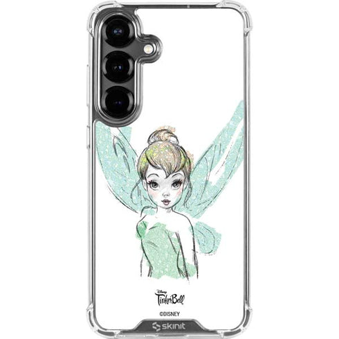 Disney Tinker Bell Watercolor Fairy Art Galaxy S26 Plus Clear Case