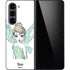 Disney Tinker Bell Watercolor Fairy Art Galaxy Z Fold5 5G Skin