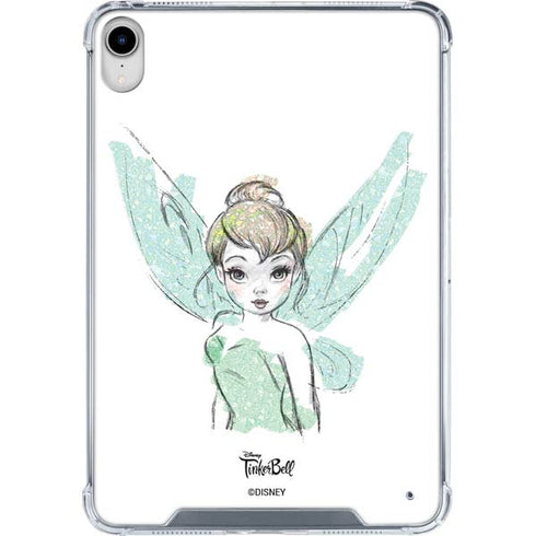 Disney Tinker Bell Watercolor Fairy Art iPad 11th Gen (2025) Clear Case