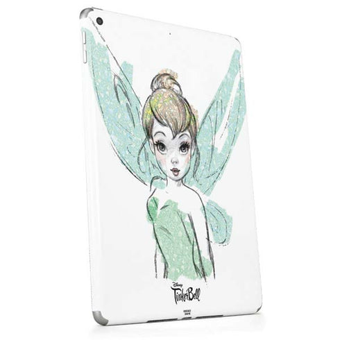 Disney Tinker Bell Watercolor Fairy Art Apple iPad Skin