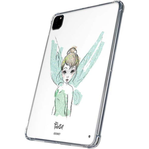 Disney Tinker Bell Watercolor Fairy Art iPad Pro 11in (2024) Clear Case