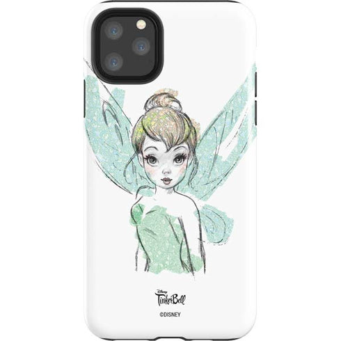 Disney Tinker Bell Watercolor Fairy Art iPhone Cases