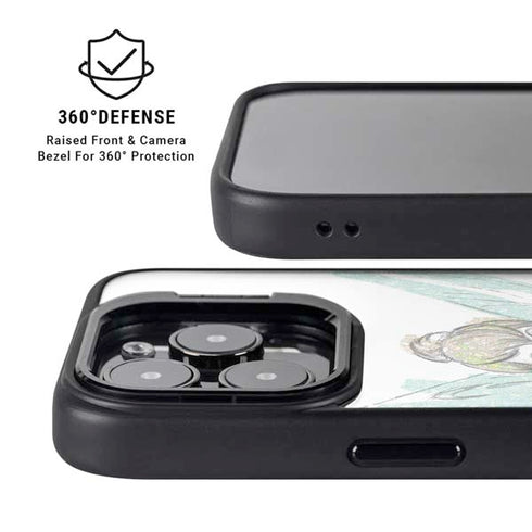 Disney Tinker Bell Watercolor Fairy Art iPhone 13 Pro Max Kickstand Case