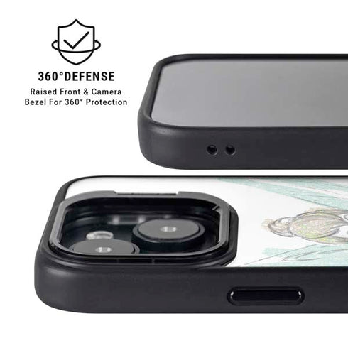 Disney Tinker Bell Watercolor Fairy Art iPhone 14 Kickstand Case