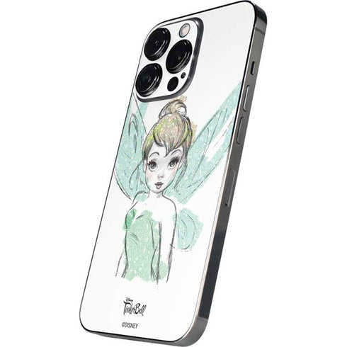 Disney Tinker Bell Watercolor Fairy Art iPhone 15 Pro Max Skin