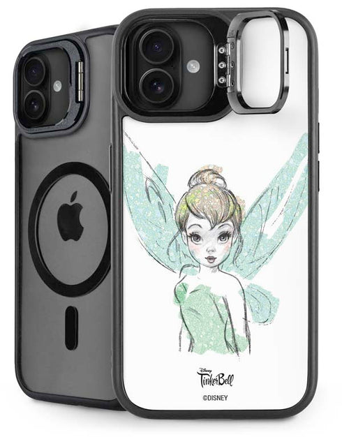 Disney Tinker Bell Watercolor Fairy Art iPhone 16 Plus Kickstand Case