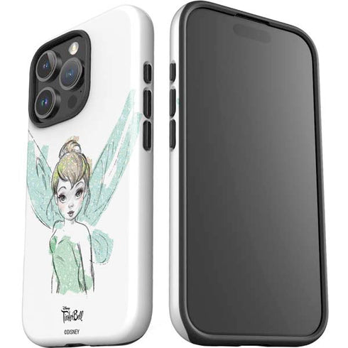 Disney Tinker Bell Watercolor Fairy Art iPhone 16 Pro Impact Case