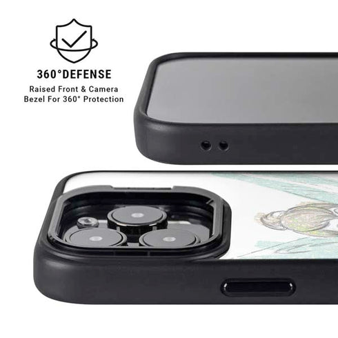 Disney Tinker Bell Watercolor Fairy Art iPhone 16 Pro Kickstand Case