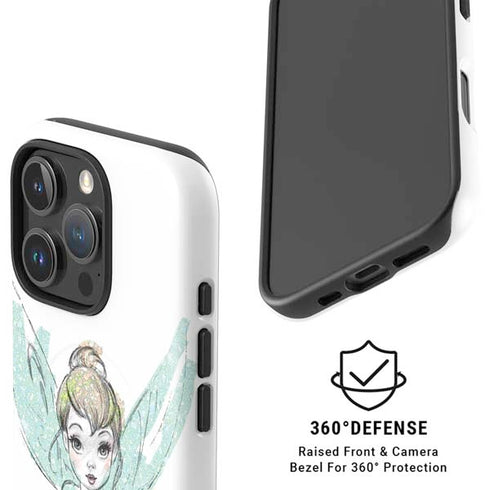 Disney Tinker Bell Watercolor Fairy Art iPhone 16 Pro Magsafe Impact Case