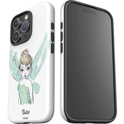 Disney Tinker Bell Watercolor Fairy Art iPhone 16 Pro Max Impact Case