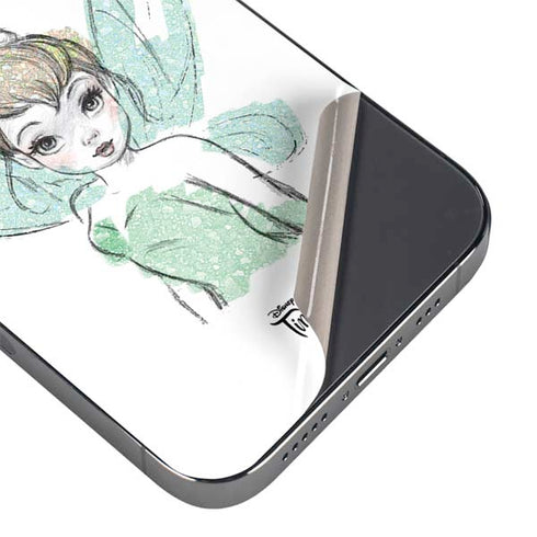 Disney Tinker Bell Watercolor Fairy Art iPhone 16 Pro Max Skin