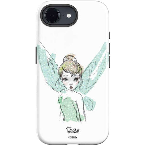 Disney Tinker Bell Watercolor Fairy Art iPhone 16e Impact Case