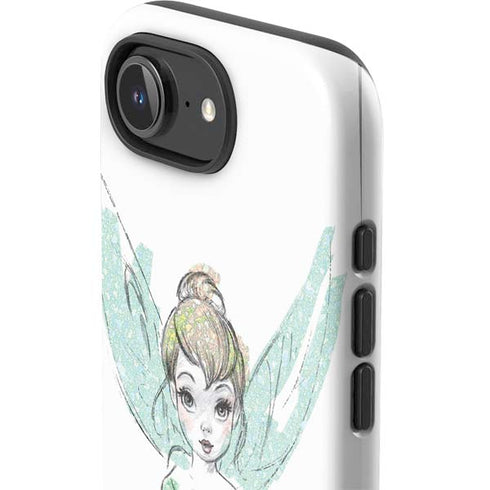 Disney Tinker Bell Watercolor Fairy Art iPhone 16e Impact Case