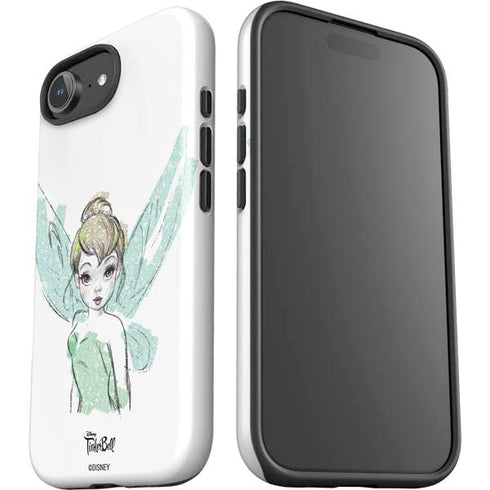 Disney Tinker Bell Watercolor Fairy Art iPhone 16e Impact Case