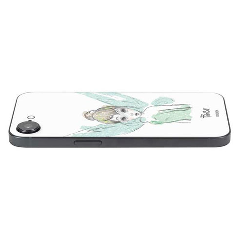 Disney Tinker Bell Watercolor Fairy Art iPhone 16e Skin