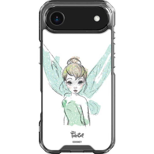 Disney Tinker Bell Watercolor Fairy Art iPhone 17 Air Clear Case
