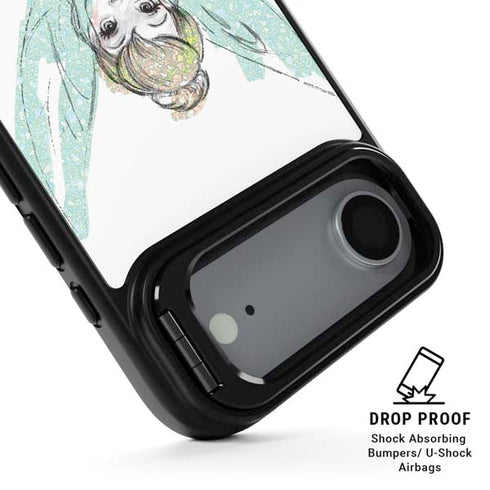 Disney Tinker Bell Watercolor Fairy Art iPhone 17 Air Kickstand Case