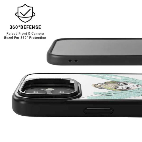 Disney Tinker Bell Watercolor Fairy Art iPhone 17 Kickstand Case