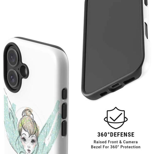 Disney Tinker Bell Watercolor Fairy Art iPhone 17 Magsafe Impact Case