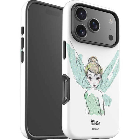 Disney Tinker Bell Watercolor Fairy Art iPhone 17 Pro Impact Case
