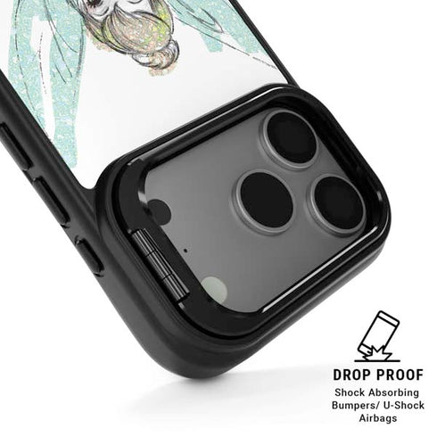 Disney Tinker Bell Watercolor Fairy Art iPhone 17 Pro Kickstand Case