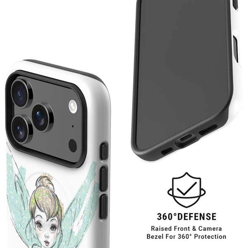 Disney Tinker Bell Watercolor Fairy Art iPhone 17 Pro Magsafe Impact Case