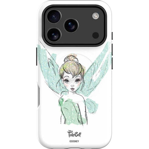Disney Tinker Bell Watercolor Fairy Art iPhone 17 Pro Max Magsafe Impact Case