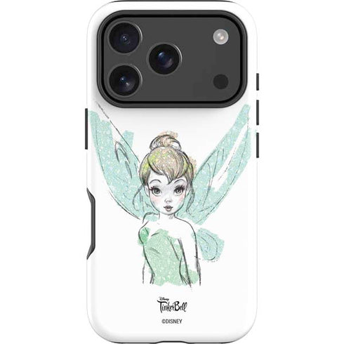 Disney Tinker Bell Watercolor Fairy Art iPhone 18 Pro Impact Case