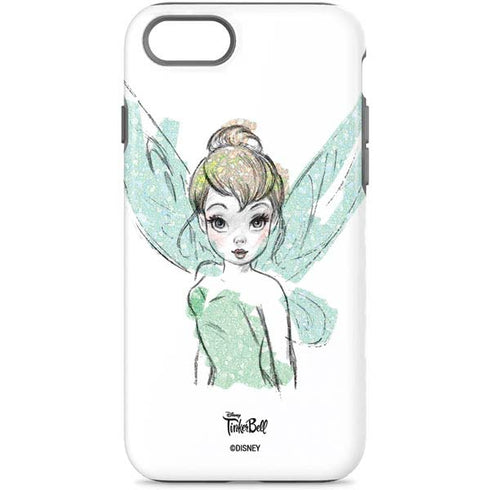 Disney Tinker Bell Watercolor Fairy Art iPhone Cases