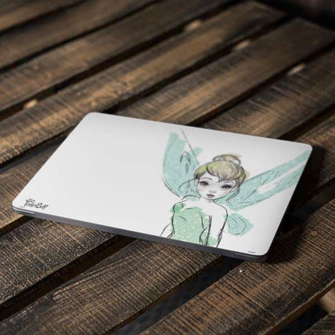 Disney Tinker Bell Watercolor Fairy Art Apple MacBook Air Skin
