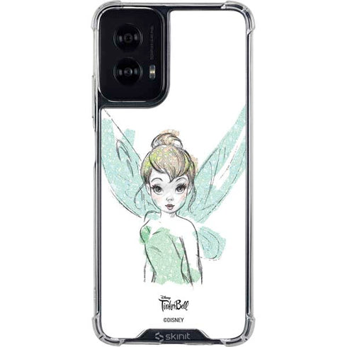 Disney Tinker Bell Watercolor Fairy Art Moto G Power 5G (2024) Clear Case