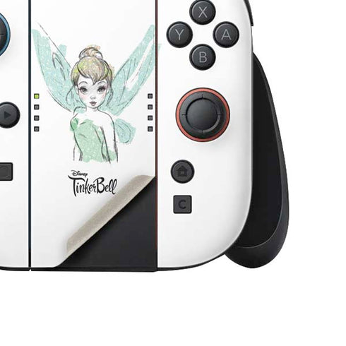 Disney Tinker Bell Watercolor Fairy Art Nintendo Switch 2 (2025) Joy-Con Controller Skin