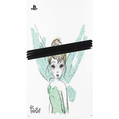 Disney Tinker Bell Watercolor Fairy Art PS5 Pro Disk Bundle Skin