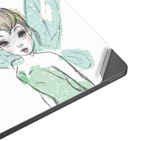 Disney Tinker Bell Watercolor Fairy Art Surface Laptop 7 15in Skin