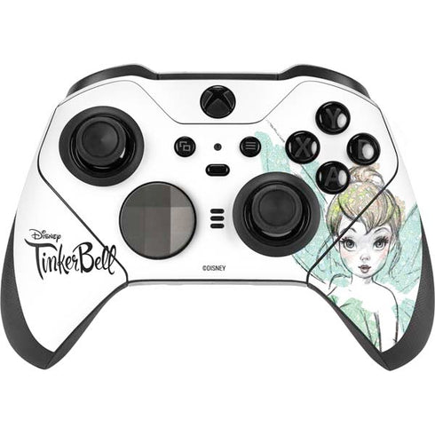 Disney Tinker Bell Watercolor Fairy Art Xbox Elite Wireless Controller Series 2 Skin