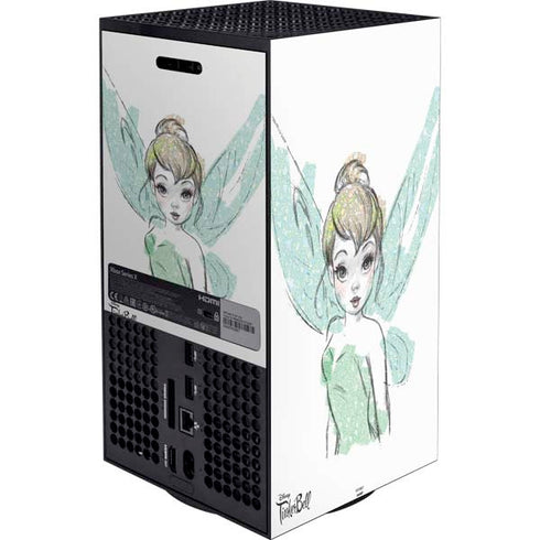 Disney Tinker Bell Watercolor Fairy Art Xbox Series X Bundle Skin