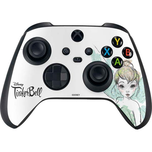 Disney Tinker Bell Watercolor Fairy Art Xbox Series X Skins