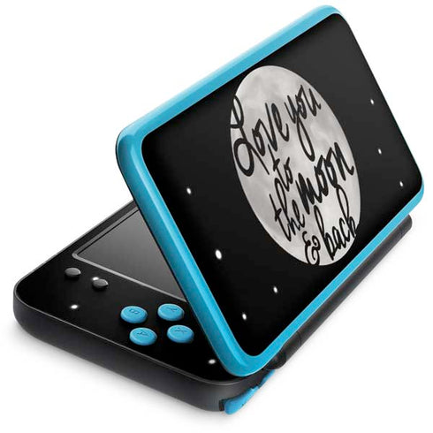 To The Moon And Back BW Nintendo Skins