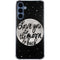 To The Moon And Back BW Galaxy A55 5G Clear Case